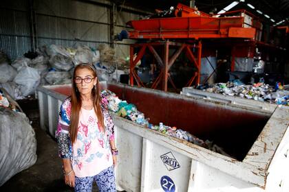 Cristina Lescano es la presidenta de El Ceibo, la cooperativa de recuperadores urbanos que contribuye al cuidado del medio ambiente