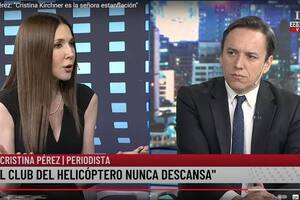 Cristina Pérez criticó a Cristina Kirchner y Sergio Massa: "El club del helicóptero nunca descansa"