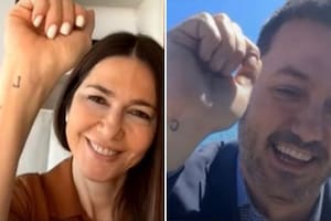 El sorpresivo tatuaje que se hicieron Luis Petri y Cristina Pérez