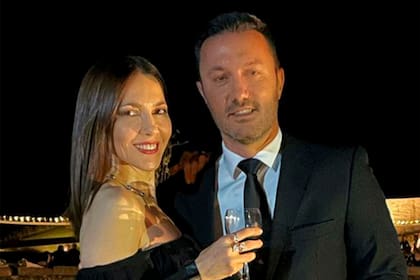 Cristina Pérez y Luis Petri en un festejo compartido poco tiempo atrás