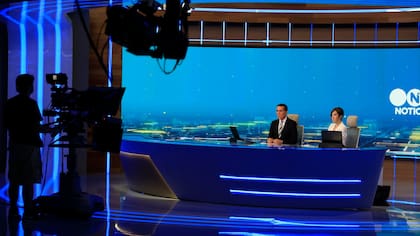 Cristina Pérez y Rodolfo Barili llevan más de veinte años al frente de Telefe Noticias