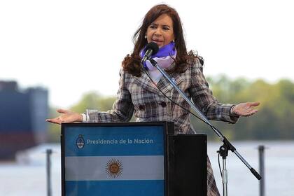 Cristina presidió el acto por el día de la Bandera en Rosario