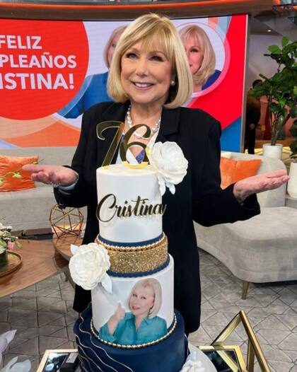 Cristina Saralegui cumplió 76 años