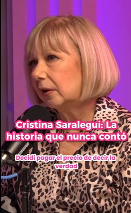 Cristina Saralegui en el podcast en positivo con Lourdes Del Río (Instagram/Lourdes Del Río)