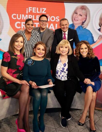 Cristina Saralegui visitó el programa Despierta América