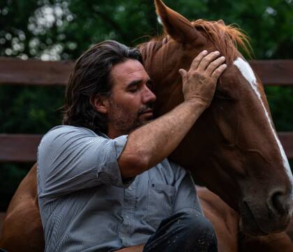 Cristóbal Scarpati participará de una competencia internacional de doma natural de caballos