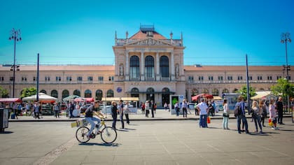 La estación de trenes de Zagreb, llamada Glavni Kolodor, construida en 1870