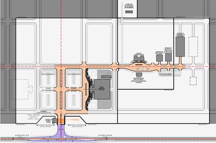 Croquis de la construcción actual