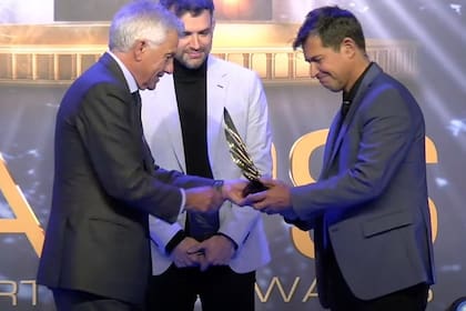 El periodista de LA NACION Cristian Grosso fue premiado en la gala anual de la Asociación Internacional de Prensa Deportiva (AIPS)