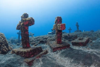 Tiene 40 cruces de piedra que representan a los 40 Mártires de Tazacorte