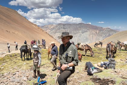 Cruce a los andes a caballo en Febrero 2024 por Los Patos.