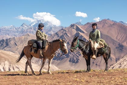 Cruce a los andes a caballo en Febrero 2024 por Los Patos.