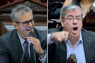 Fuerte reclamo de Martínez a Menem: "Llamalo a Almirón que cagó a palos a un diputado"