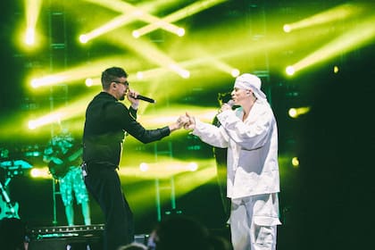 Cruce generacional: Dante y Trueno sobre el escenario del Luna Park