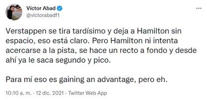 Cruces en las redes por el final entre Verstappen y Hamilton en la F1