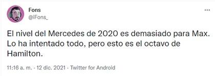 Cruces en las redes por el final entre Verstappen y Hamilton en la F1