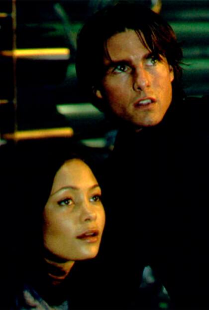 Cruise y Newton, en una escena de Misión: Imposible 2 (2000)