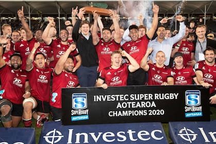 Crusaders, campeón del Super Rugby Aotearoa 2020, en Nueva Zelanda