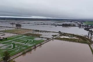Diluvió en el centro del país y se agravó el drama de las zonas inundadas