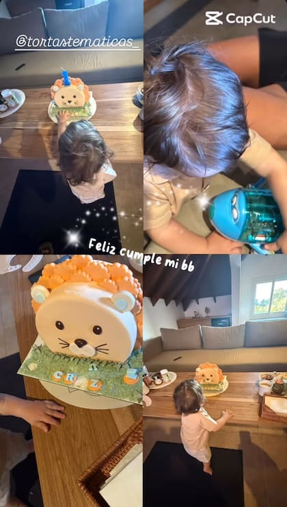 Cruz, el hijo menor de Nicole Neumann, celebró su primer añito el 18 de junio (Foto: Instagram @nikitaneumannoficial)