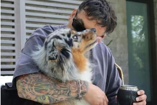 Cuál es la raza de perro que tiene Ezequiel “Pocho” Lavezzi