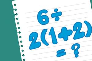 6 ÷ 2(1+2) Por qué la solución a esta sencilla ecuación es tan problemática