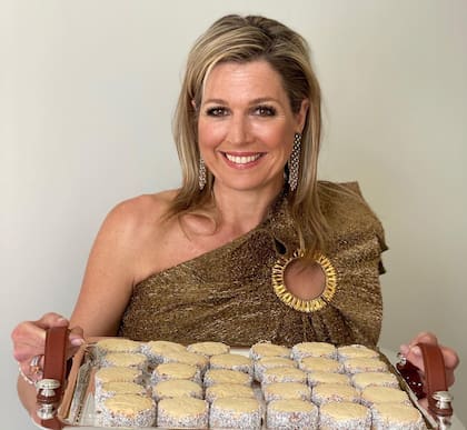 Cuando cumplió 49 años, Máxima compartió en las redes sociales la receta de los alfajores de maicena que le enseñó su madre (Foto: Instagram @koninklijkhuis)