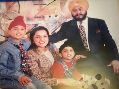 Cuando era chico, junto a sus padres y su hermano mayor