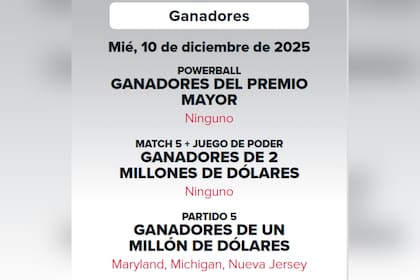 Cuándo es y cuántas posibilidades hay de ganar el sorteo de Powerball con un premio de US$1000 millones