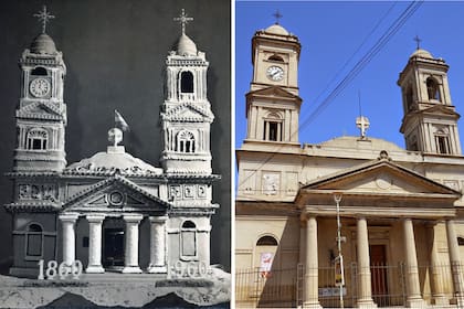 Cuando la iglesia de Bragado cumplió 100 años, los Ortellado le rindieron homenaje con lo que mejor saben hacer: su versión pastelera del noble templo.