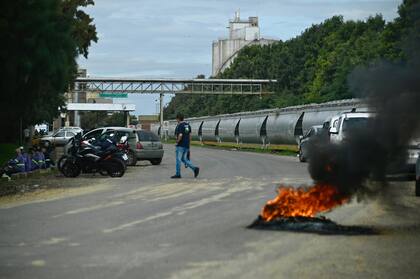 Cuando la Ley Bases se trató en Diputados hubo piquetes en las terminales portuarias