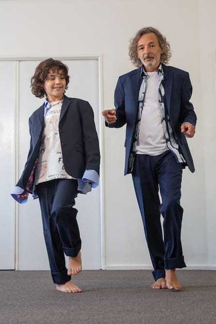 "Cuando le mostré a Nino algunos de mis antiguos trabajos, como La Banda del Golden Rocket, quedé impactado: me vi igual a él, con los mismos gestos", dice Vena.