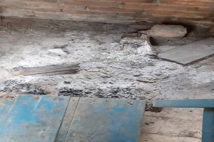 Cuando llegaron al lugar, los Albiach encontraron restos de lo que fue la parrillada que hicieron los cuatreros