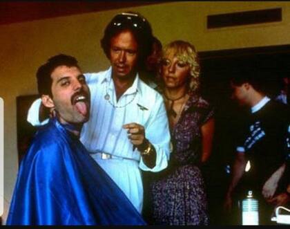 Cuando peinó a Freddie Mercury, en 1981