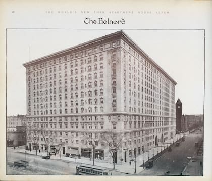 Cuando se construyó Belnord en 1909, su arquitecto, H. Hobart Weekes, de Hiss & Weekes, se jactó de que era el edificio de apartamentos más grande del país.