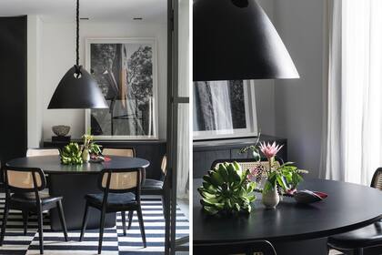 Cuando sumamos al diseño podemos imaginar más allá de lo que se ve en las fotos e imaginar qué tipo de jardín tiene el lugar o quiénes viven. Un gran ejemplo es este comedor diseñado por Melazza Mobili.