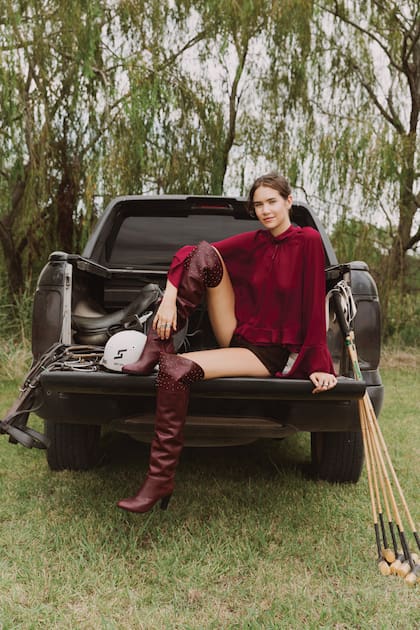 “Cuando tenía todo armado para volver a París y a Milán surgió una posibilidad de instalarme en Londres. ¡Enseguida dije que sí! Él vivía en Ascot, a una hora", recuerda Inés. Fue espectacular”