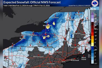 Cuánta nieve se espera que caiga en Nueva York en las próximas horas