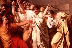 ¿Qué dictador romano fue asesinado en el Senado como resultado de una conspiración?