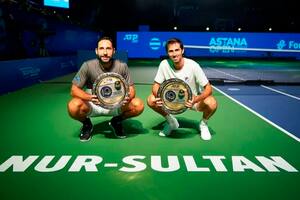 Andrés Molteni, campeón de dobles en Kazakhstán, cuatro años después del descenso en la Copa Davis