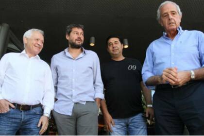 Cuatro de los propulsores de esta idea de la SuperLiga