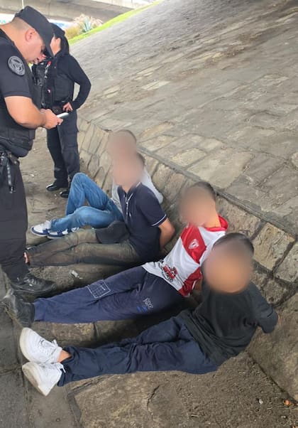 Cuatro detenidos luego de una persecusión en la General Paz (Prensa Policía de la Ciudad)