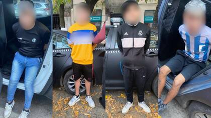 Cuatro jóvenes fueron detenidos por asaltar a mano armada a una pareja de turistas en La Boca