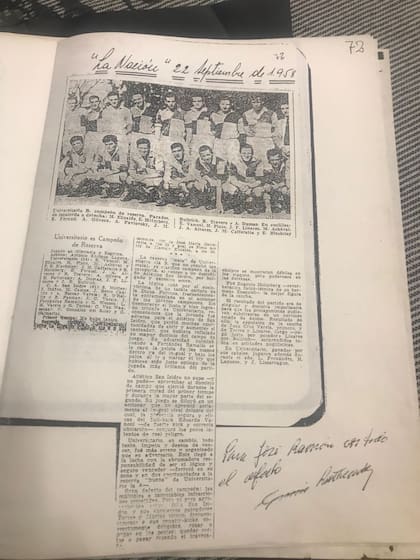 CUBA-CASI, final de reserva de 1958. La cobertura de La Nación