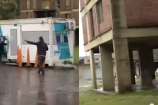 Les robaron en plena cobertura en Dock Sud y el periodista corrió a los ladrones en vivo