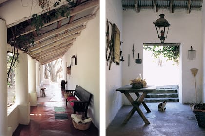 La casa fue reconstruida con respetando su arquitectura original.