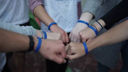 Cuerdas Azules está conformado por jóvenes de entre 18 y 30 años. Gentileza: Premio Abanderados.