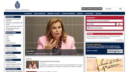 El sitio del Diccionario de la Lengua Española