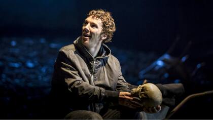 Cumberbatch en la puesta de Hamlet