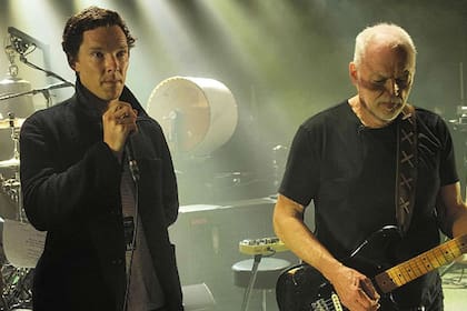 Cumberbatch y Gilmour, en el Royal Albert Hall. Fotografía de @pollysamson_official.